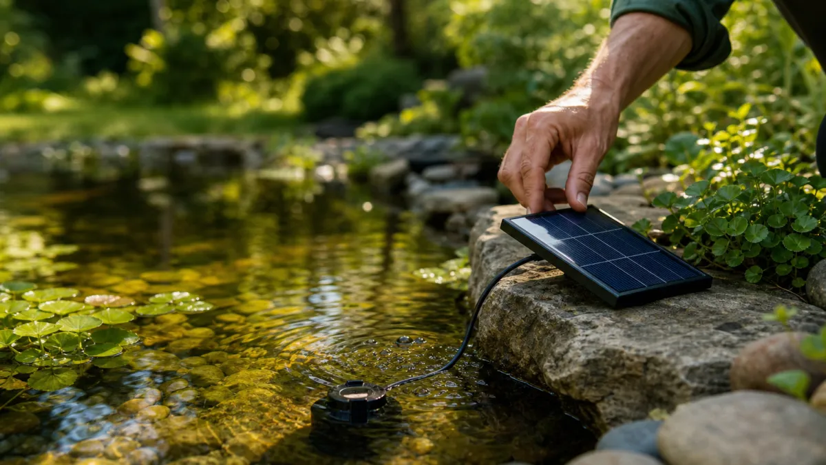 Pompe pour bassin solaire : comment bien choisir et installer ?