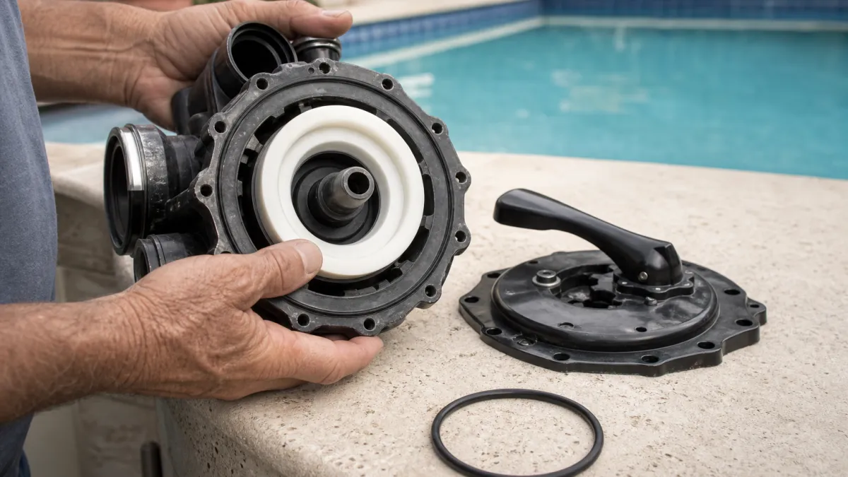 Joint vanne 6 voies piscine : comment le changer et choisir