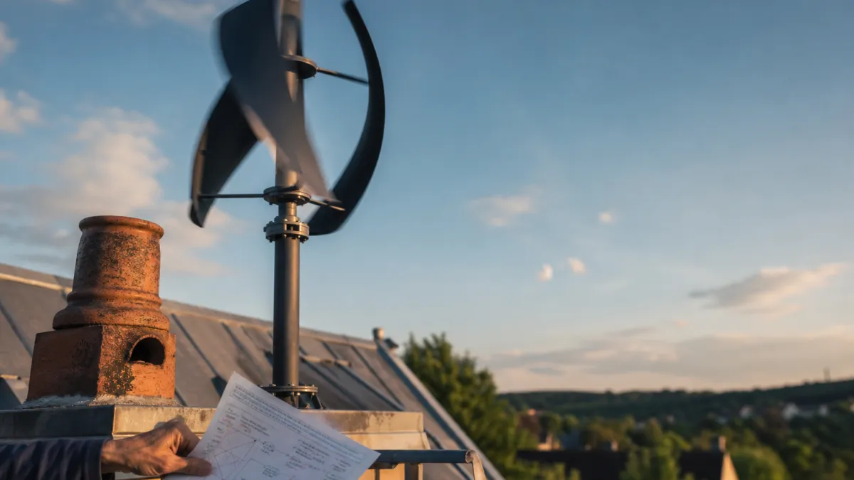 Éolienne pour toiture : comment choisir et bien l'installer