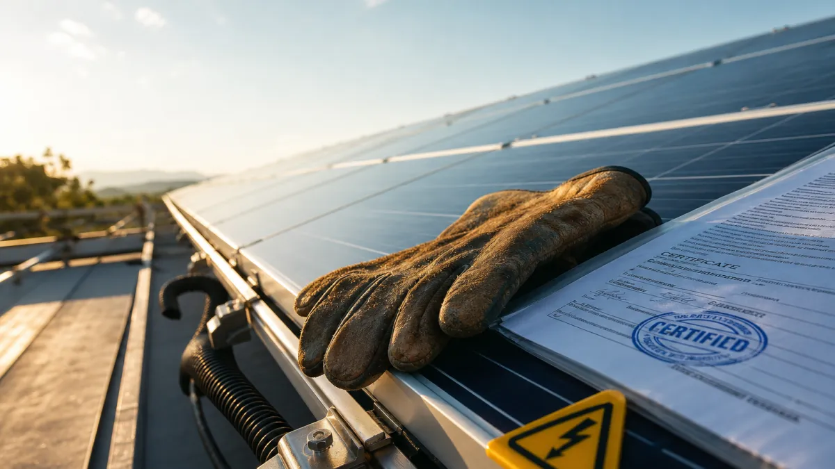 Habilitation photovoltaïque : guide et réglementation 2026